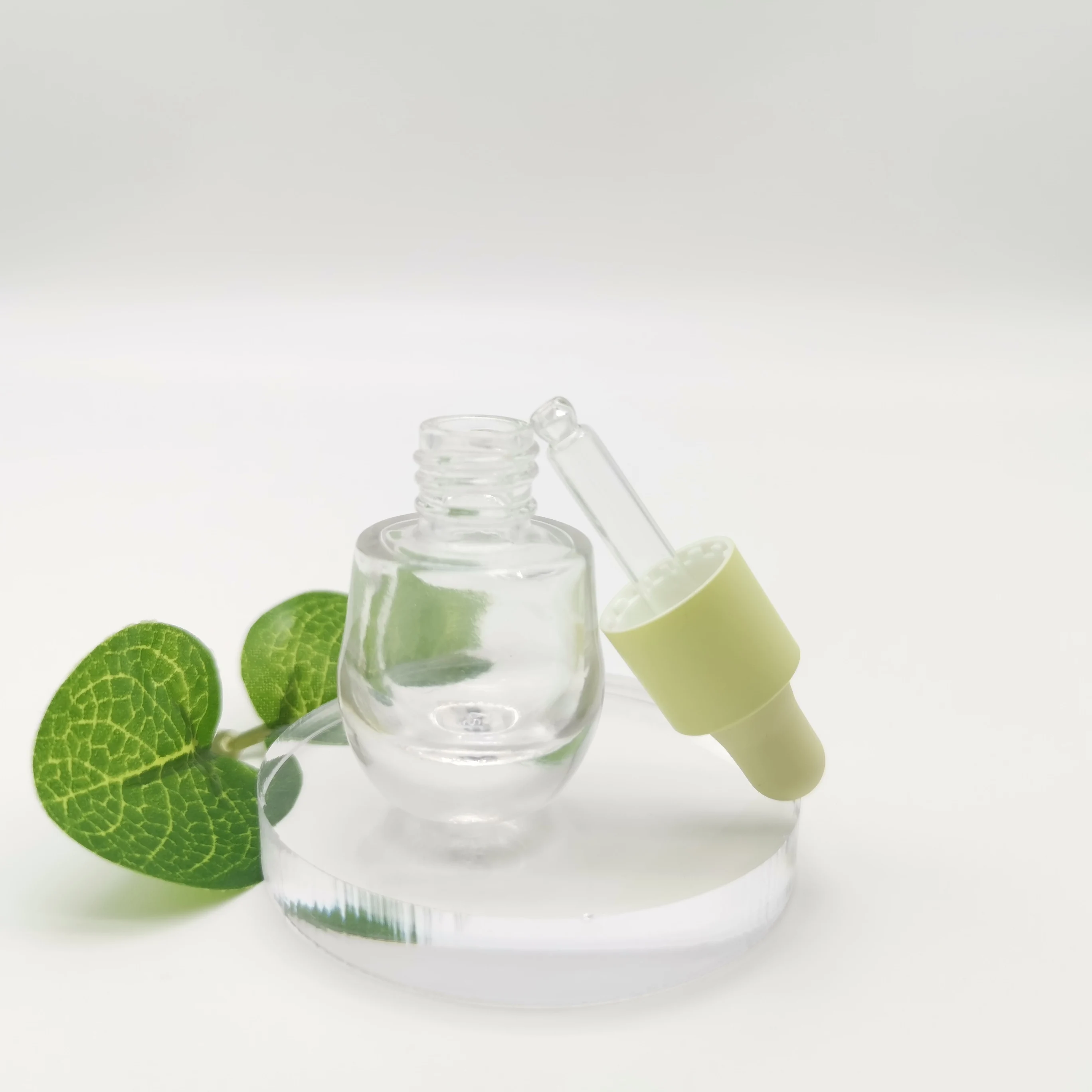 Clear Mini 3ml 4ml 5ml Glass Dropper Bottle Small Essential Oil Bottles SGS