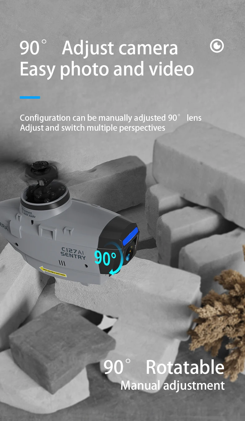 New Coming HOSHI RC ERA C127AI 2.4G 6-Axis Gyro Brushless Motor Optical Flow Localization RC Helicopter Toy RTF Update C127 C128