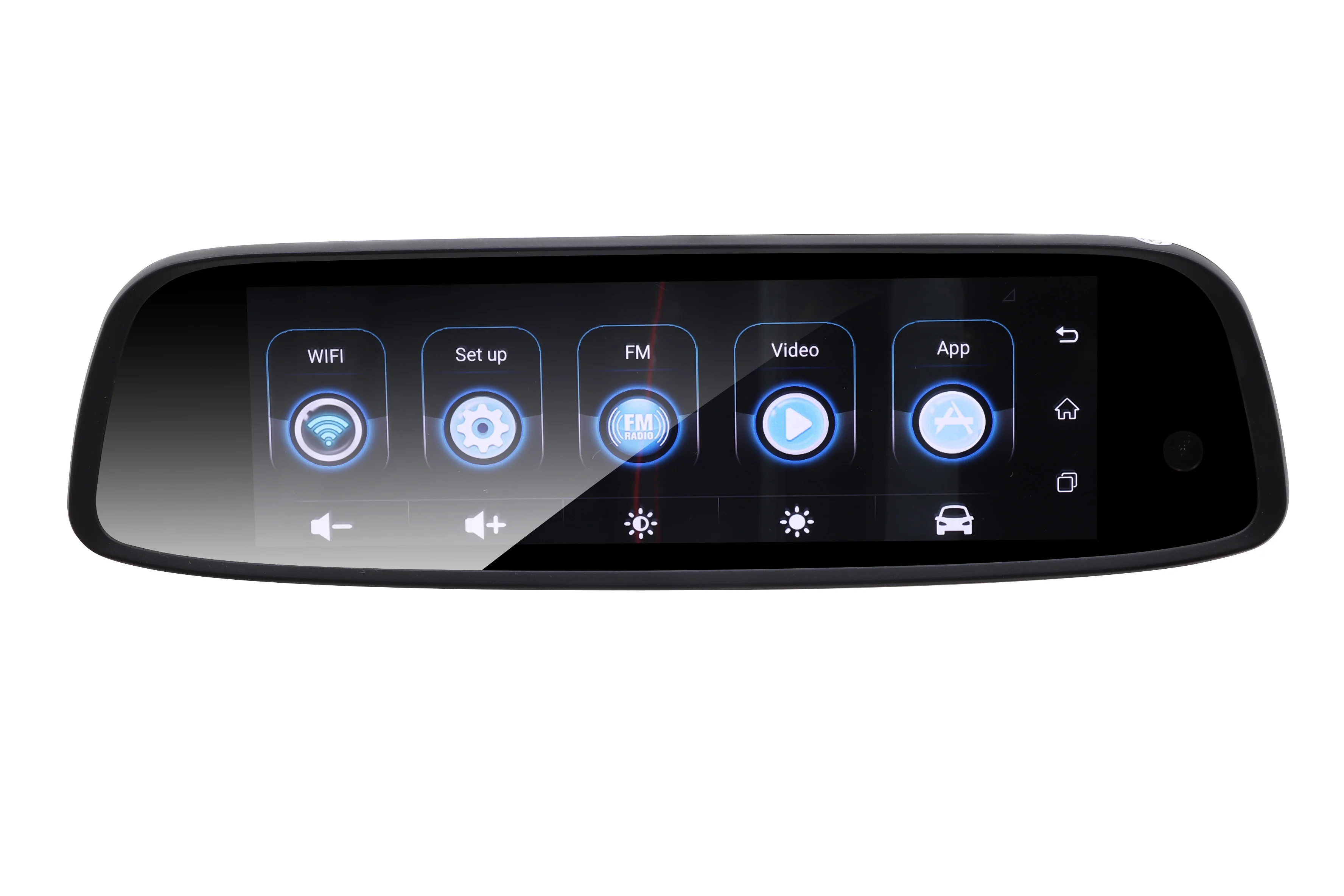 New Rearview Mirror Dash Cam 1080P Full HD Touch Triple Lens