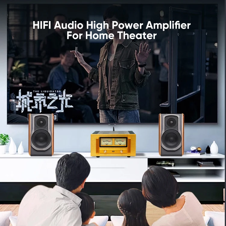 BRZHIFI PA-STK18752-4 BT 5.0 Home Theater HiFi 2.0 Channel amplifier audio amplifier high end profesional manufacture