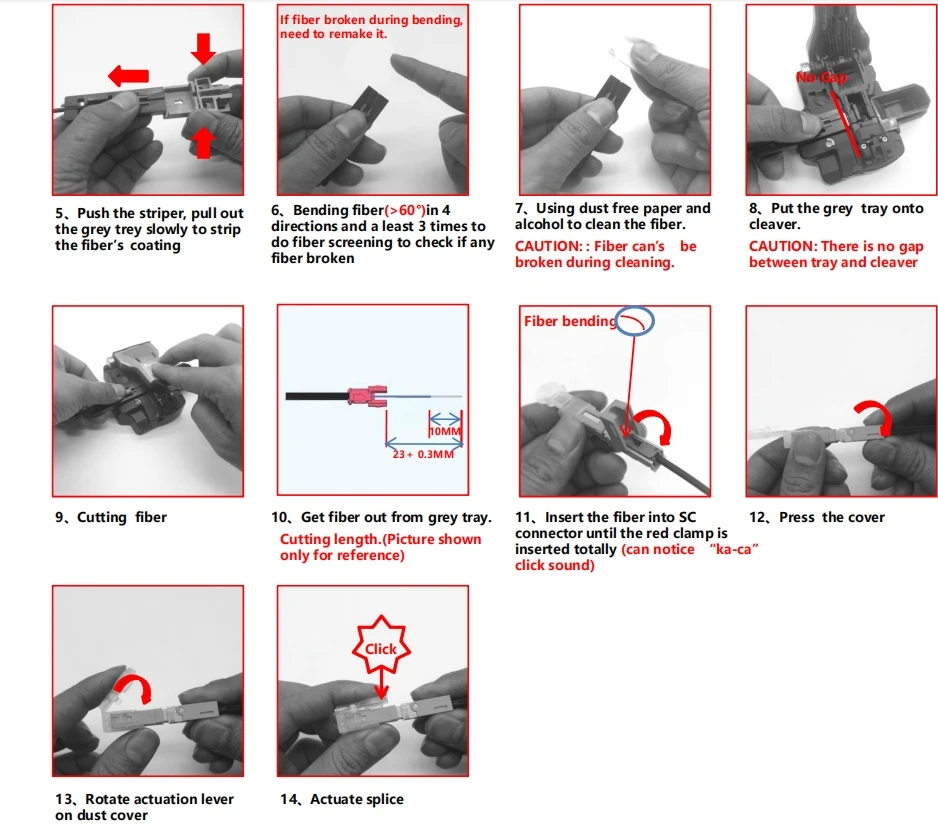 Ftth Introduces Cable Fast Sc/apc-upc Fast Assembly Fiber Optic Quick ...