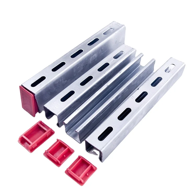 Galvanized c Channel Powder Coated White Unistrut