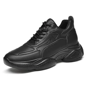 New Trendy Men's Casual Sports Shoes Breathable Height-Increasing Dad Shoes Internet Celebrity Inspired Popular