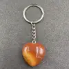 40 red agate-Heart