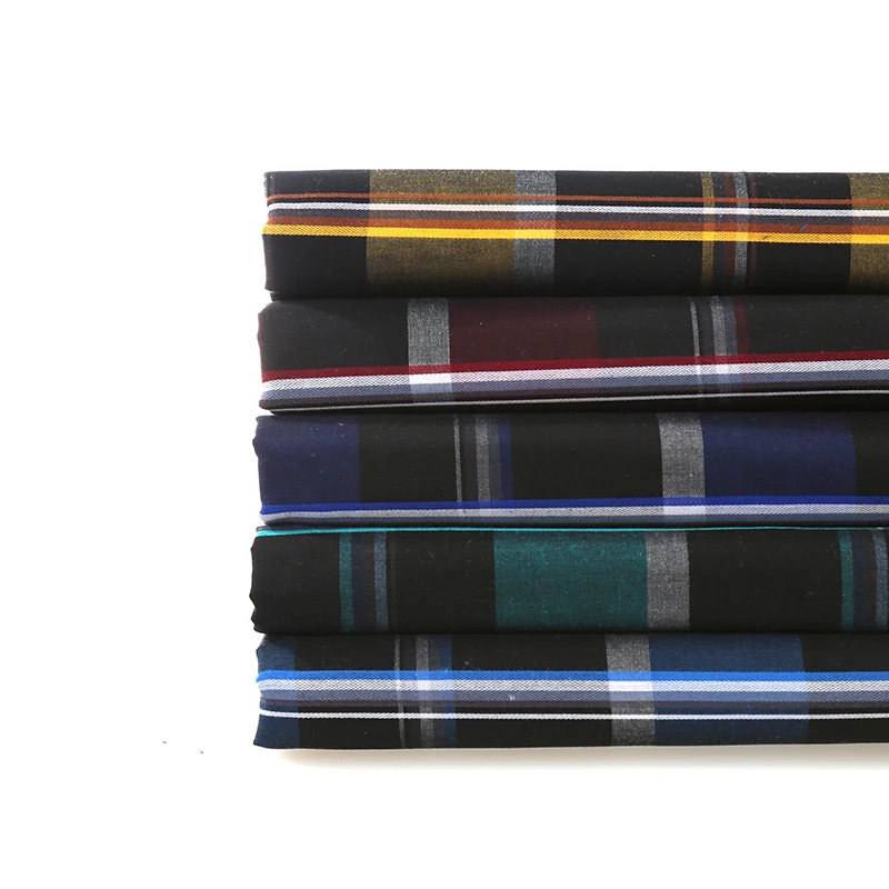 Лидер продаж 65 полиэстер 35 хлопчатобумажная пряжа крашеная ткань из поплина в полоску для рубашек