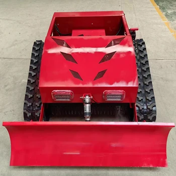 High Quality 7.5hp Crawler Type Industrial Lawn Mower Self-Propelled 4-stroke Engine 196cc Chinese Import Rubber Track