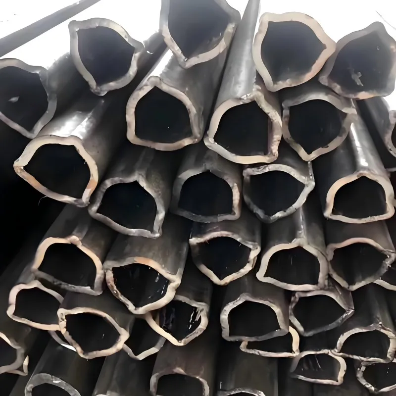 High strength unequal wall thickness steel pipe