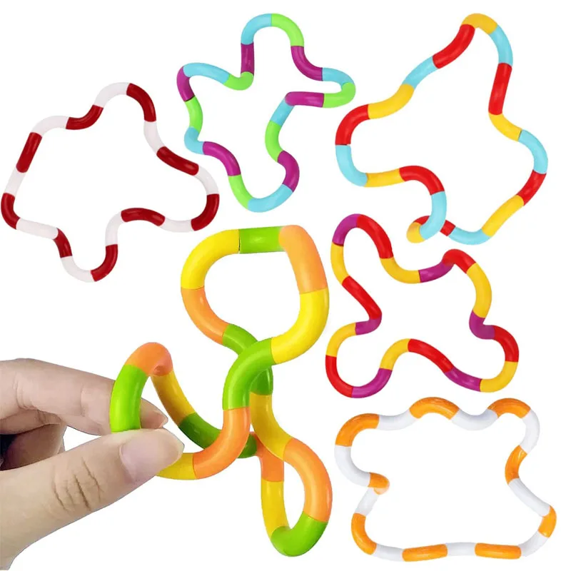 Educational Fidget Toys Twisted Ring Magic Fidget Trick Rope Diy ...