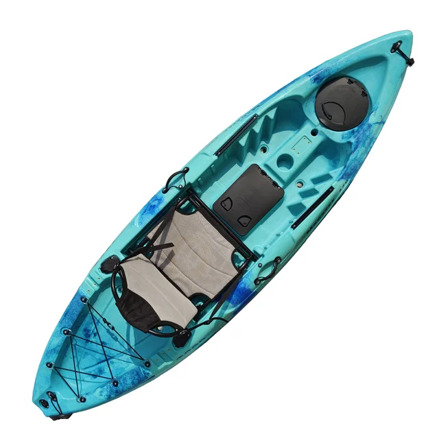 hot selling professional HDPE plastic single sit on top kayak fishing kayak with aluminum seat