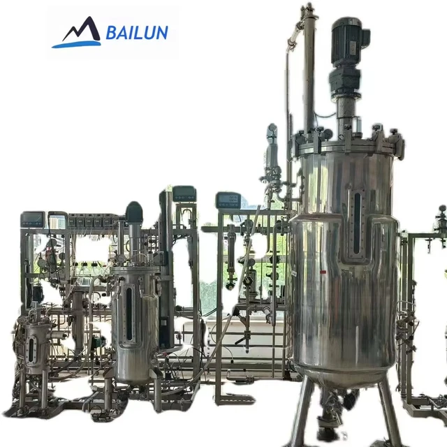 EU Standard High Quality 5L-50L-500L Mechanical Stirring Stainless Steel Bioreactor for Laboratory