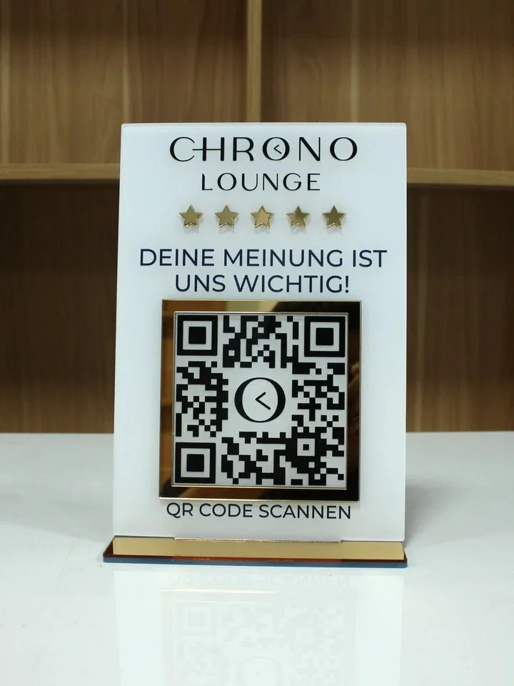 Free Design Social Media Marketing Tools and QR Code Display Stand - Your Retail Store's Secret Weapon