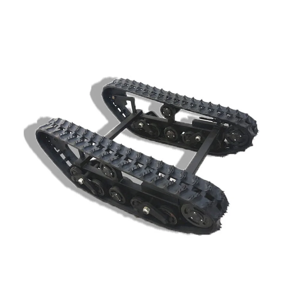 Customized Robotic Airplane Model Remote Control Motor Robot Chassis All Terrain Vehicles Rubber Construction Machinery Parts