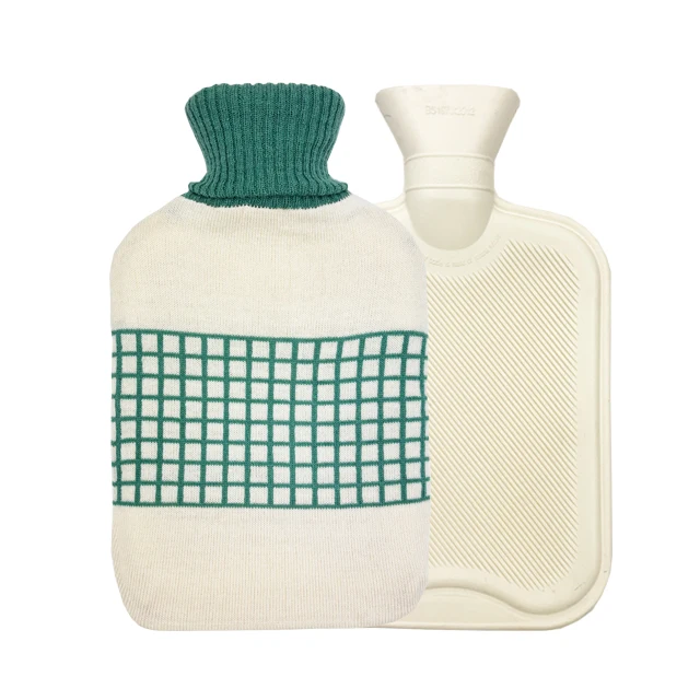 Cheap Rubber Knitted Cover Hot Water Bottle