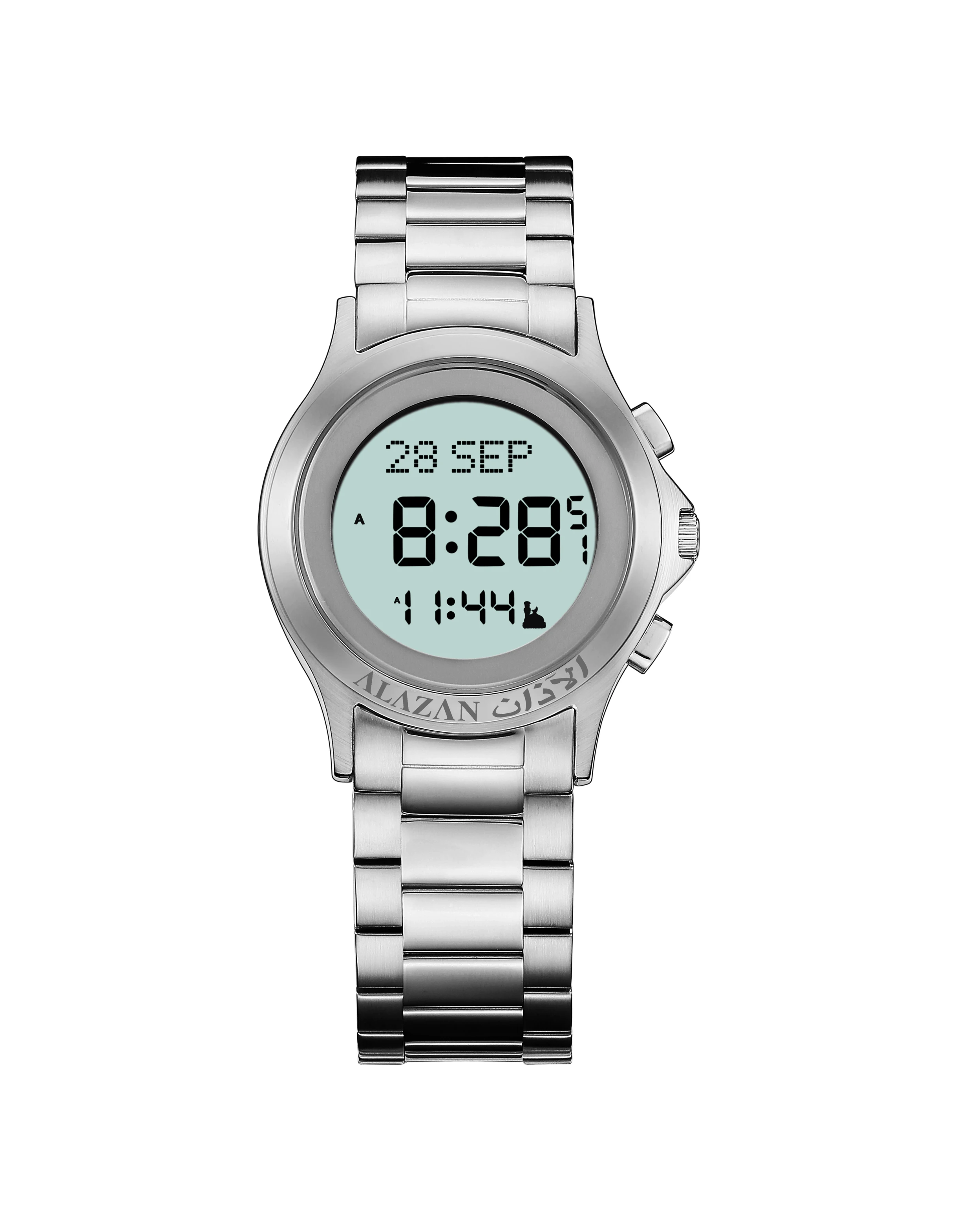Latest Analog Digital Islamic Azan Free Wrist Watch with Water Resistant Qibla Digital Compass Taqweem Selection