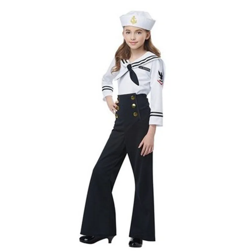 Costume Da Marinaio Per Cosplay E Carnevale – Include Cappello E Colletto