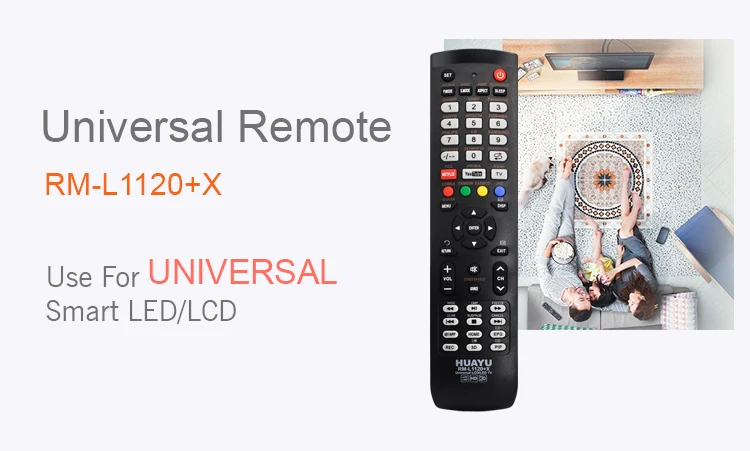 Huayu Rm-l1120+x Living Room Smart Android Universal Tv Remote Control ...