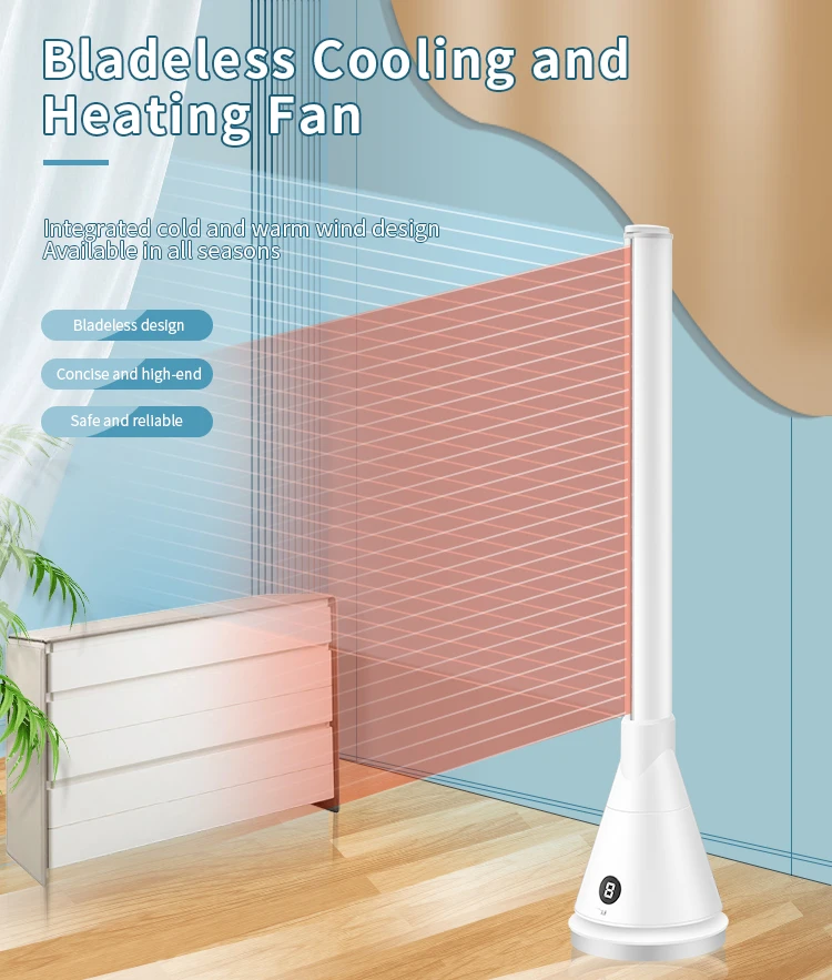 Ceramic Heating Bladeless Tower, Electric, Plastic - detail 6