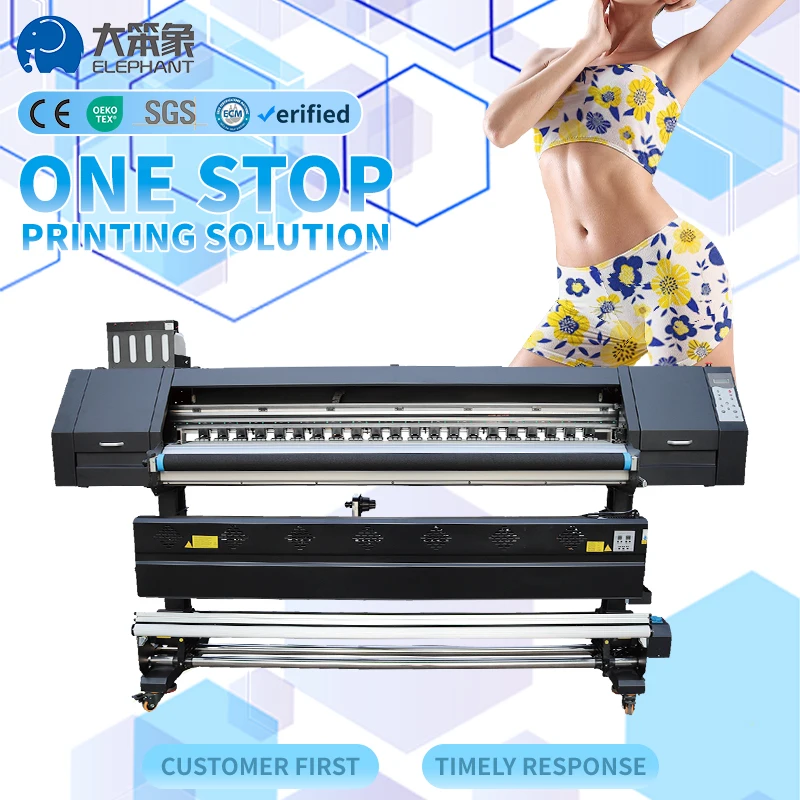 DBX Sublimation Printer L1903 Three Printheads I3200 1.8m Sublimation Printer Machine for Sportswear