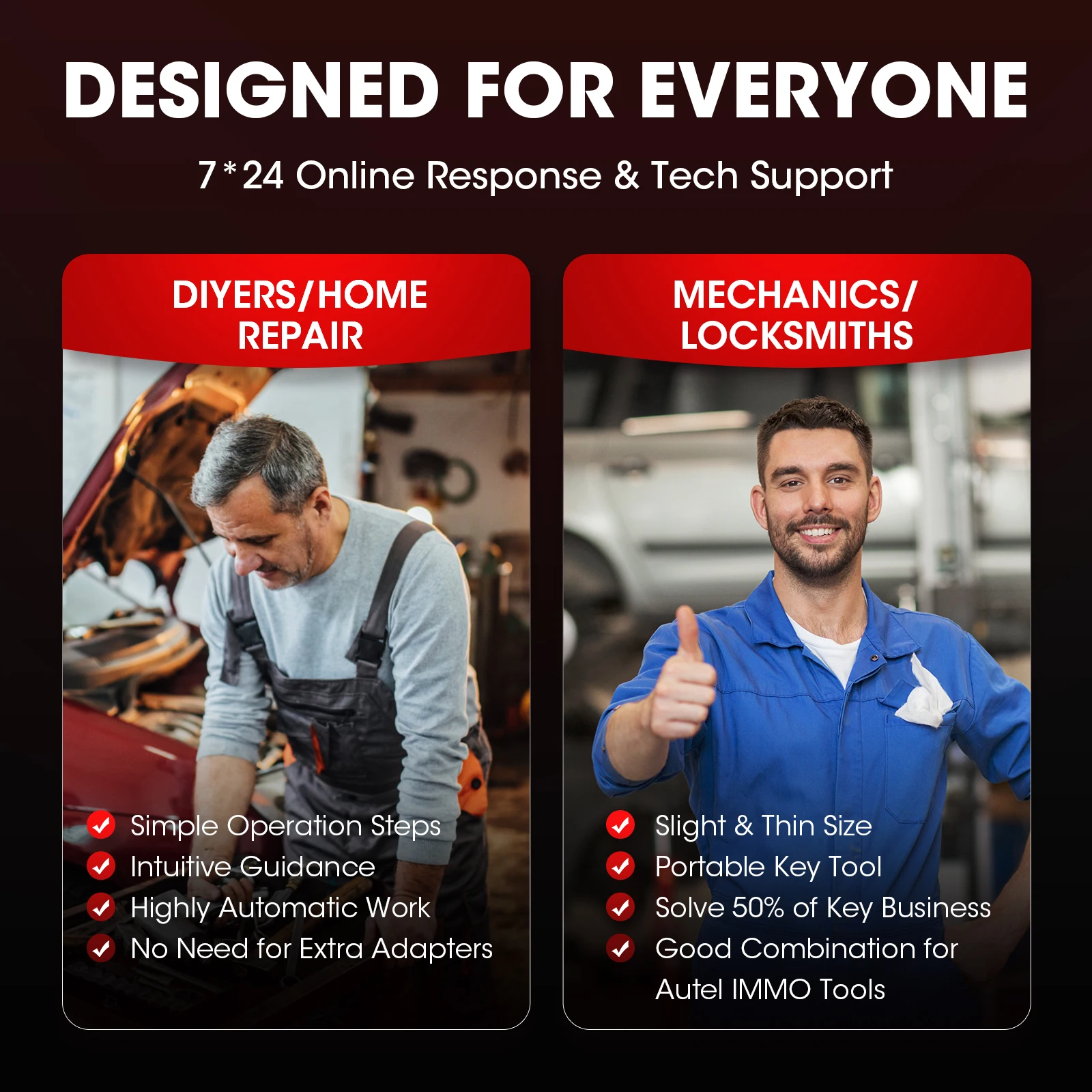 Autel Maxiim KM100 - Key Fob Programming Tool for 99% Cars
