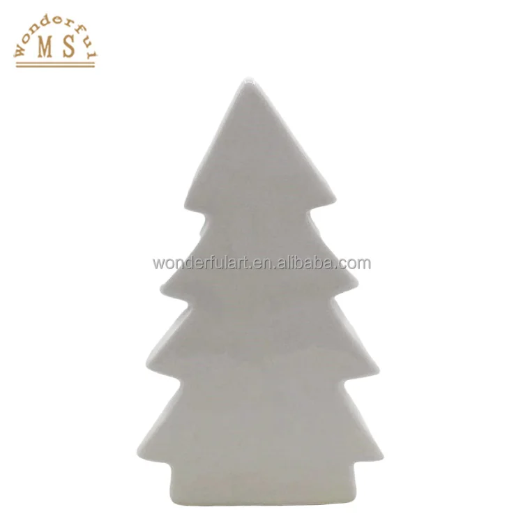 Ceramic Christmas Trees Dolomite Gift Holiday Porcelain miniature figurine Home Decoration
