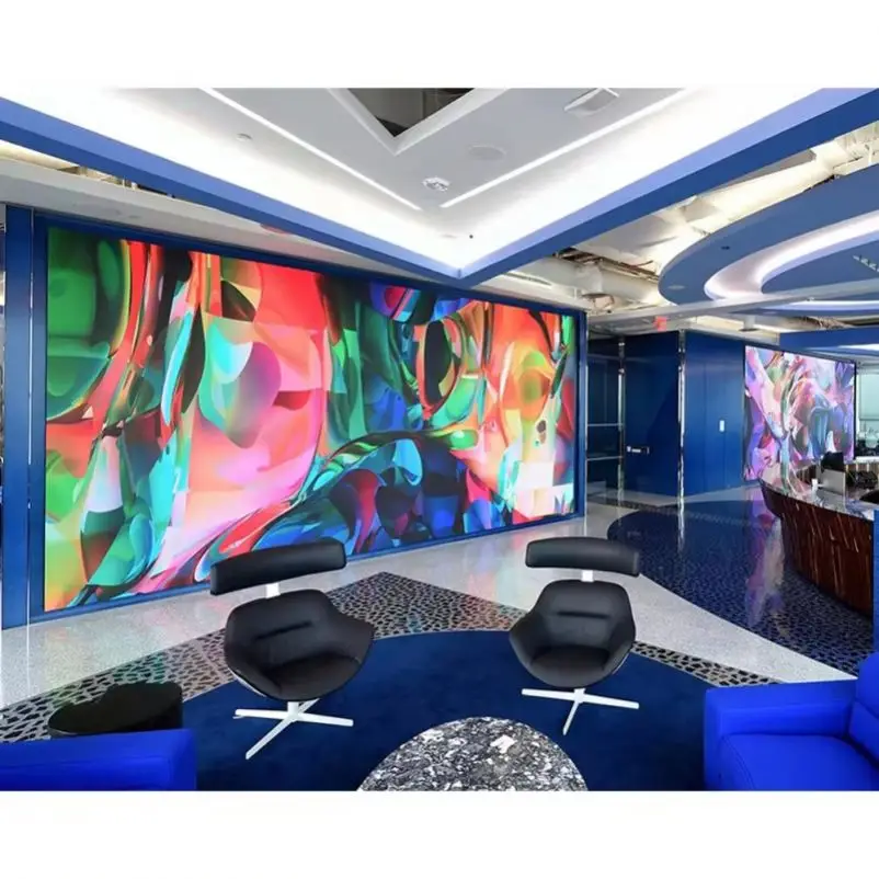 Super Bright P1.25 Digital Signage Display Panel Fine Small Pixel Pitch COB LED Video Wall for Car Advertising Screen Stand