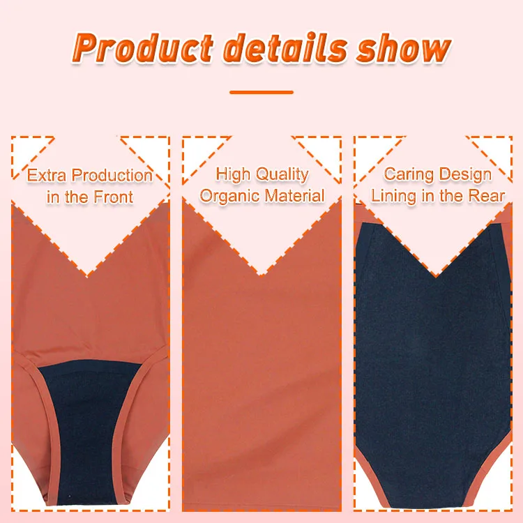 Famicheer Heavy Flow Menstrual Period Panties High Waist Period Panties