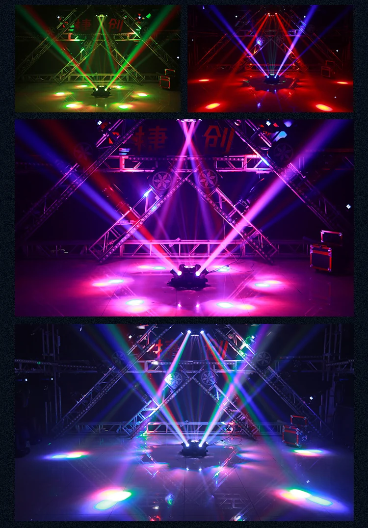 Sound Active 6 Heads Dj Party Disco Stage Effect Light 6x30w Beam 6x10w ...