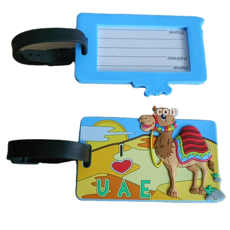 llama luggage tag