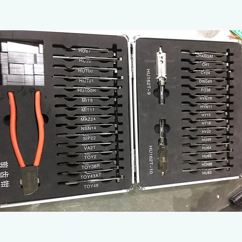 New Hot Lishi 32 Pcs 2 In 1 Lock Pick And Decoder Complete Set Auto