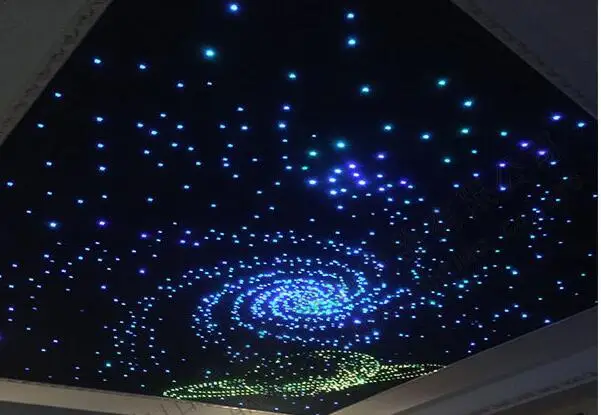 Kreativer LED RGB Sternenhimmel Deckenprojektor Licht Sternenhimmel  Schlafzimmer Bar KTV Heimkino Decken-Glasfaserbeleuchtung
