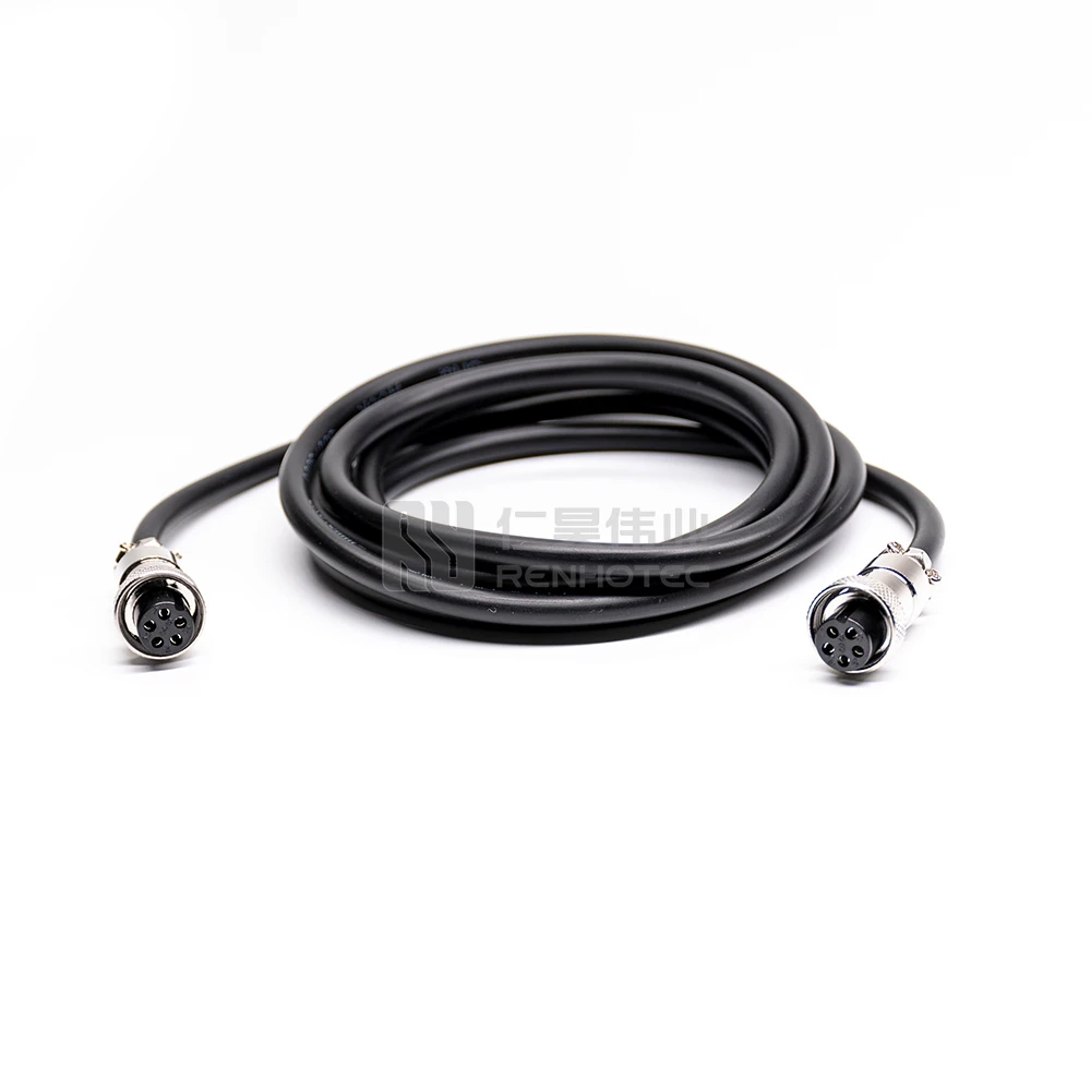 GX12 12MM 2 3 4 5 6 Pin Connector Aviation Cable Male Plug Power Electrical Terminal Wire Line AWG 22