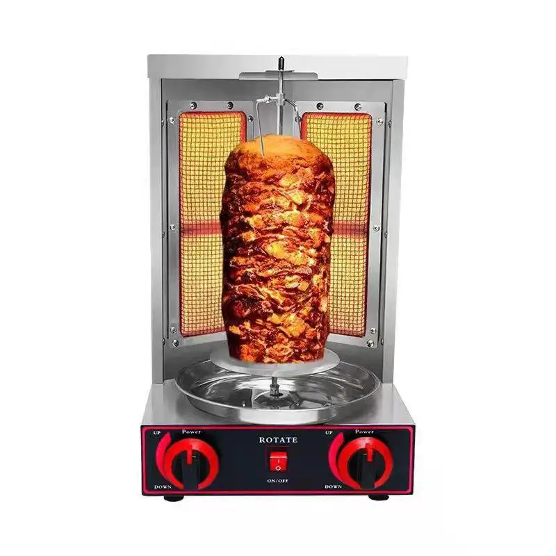 Kebab Machine Motor Shawarma Machine Gas Burner Meat Product Making