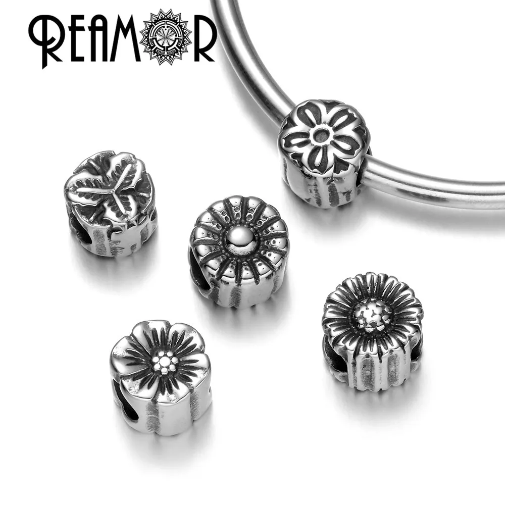 stainless steel bead charms