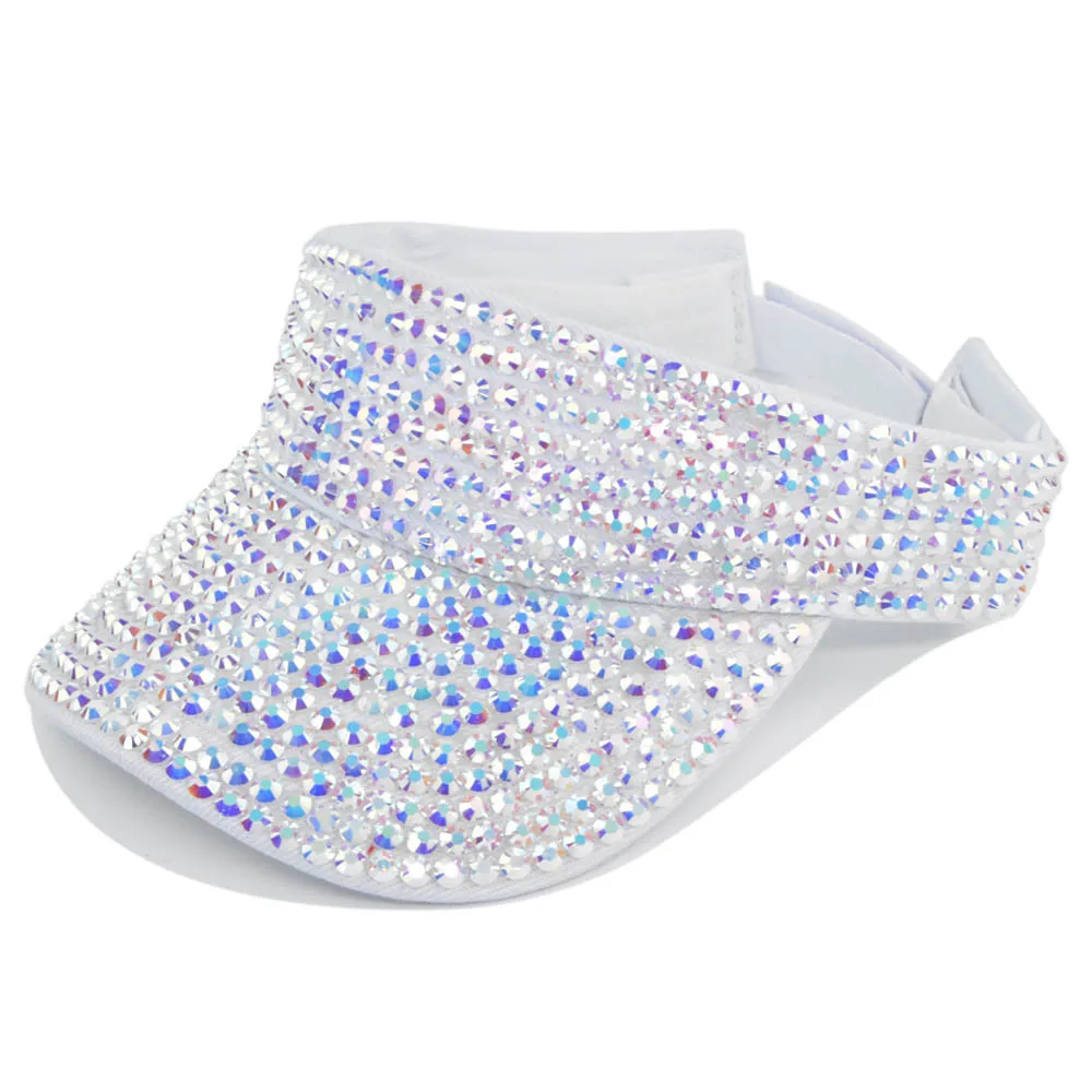 rhinestone sun visors