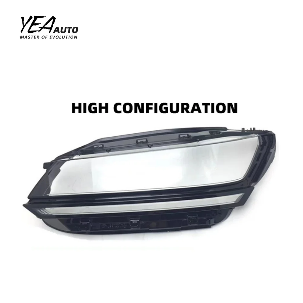 product car headlight glass lampshade cover lens for vw for volkswagon passat high configuration head light lens cover 2016   2018-6