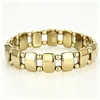 #7Golden fluorita amarilla de 13x8mm con doble agujero