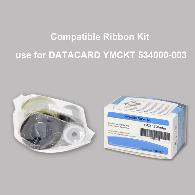 Id Card Ribbon SP35 SP55 SP75 SD260 SD360 Printer Ribbons for Datacard Ymckt Ribbon 534000-003