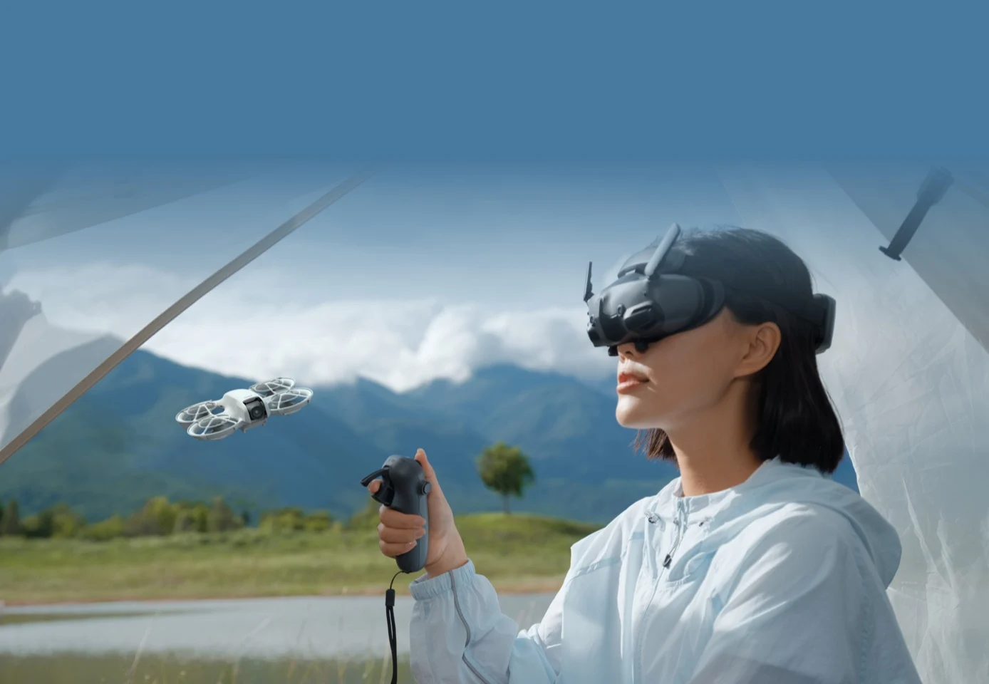 DJ I Neo Fly More Combo Mini FPV Drone for DJI RC-N2 RC 2 Goggles 3 RC Motion 3 DJI Orginal Brand New Drone