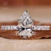 Pear Pave Ring
