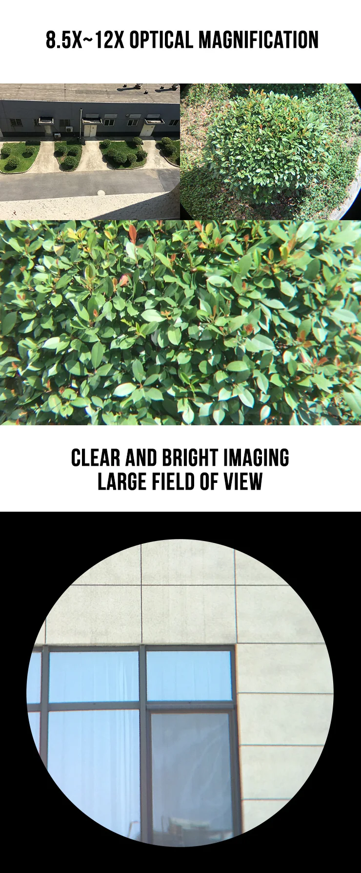 JPNV 10x 12x High Magnification Binocular Professional HD Binocular ...