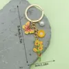 Mariposa amarilla para el Día de la Madre, perla, girasol - 101g - er1540
