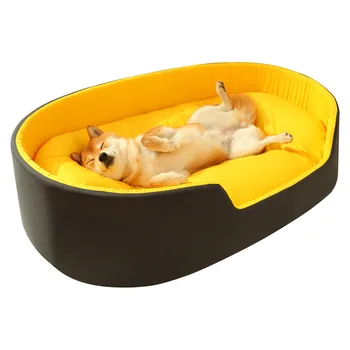 Hot Selling luxury pet dog sofa beds cat dog multi-colors nest Waterproof Kennels cooling mats large dogs accessories
