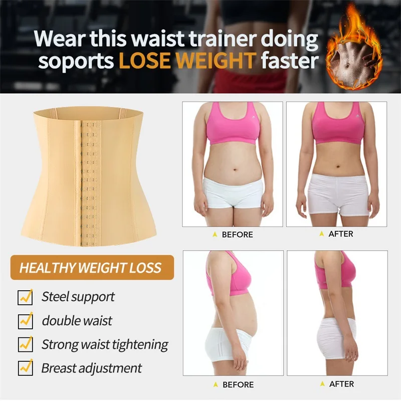 Custom Plus Size  Full Body Women Slimmer Tummy Control Shapewear Corsets Belt Waist Trainer Shaper Corset for Women