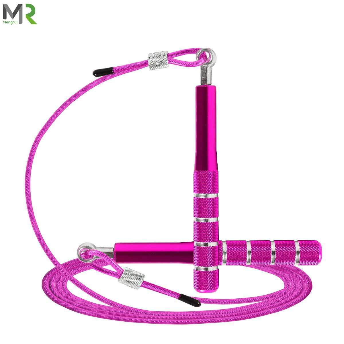 L0085 OEM/ODM Jump Rope for Fitness Adults Aluminium Adjustable Exercise Fitness Body Building Jumprope with Steel Wire