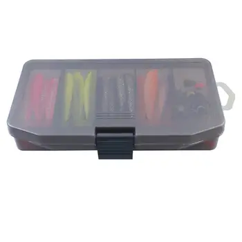 76pcs Fishing Lure With Jig Hook Set Artificial Soft Bait Plastic Bionic Swimbait Fishing Lure Group Paddle Tail Swim Baits – Soft Lure – view 4