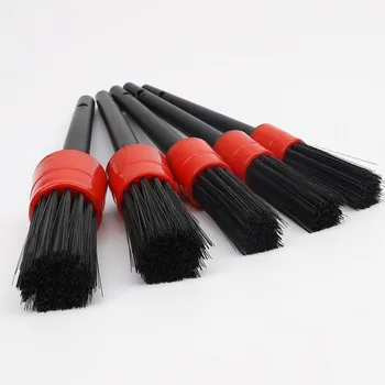 5Pcs mini Brushes Kit Auto Interior Cleaning Detail Brush Car Tire Rim Computer keyboard Equipment Brush tools