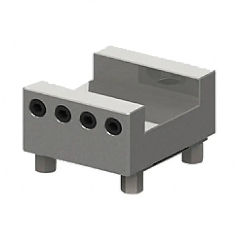 U-Shaped 20mm Slot Type Stainless Steel Holder 3r Tooling System Edm Electrode Holders Steel Oblong or square Slot Steel Chuck