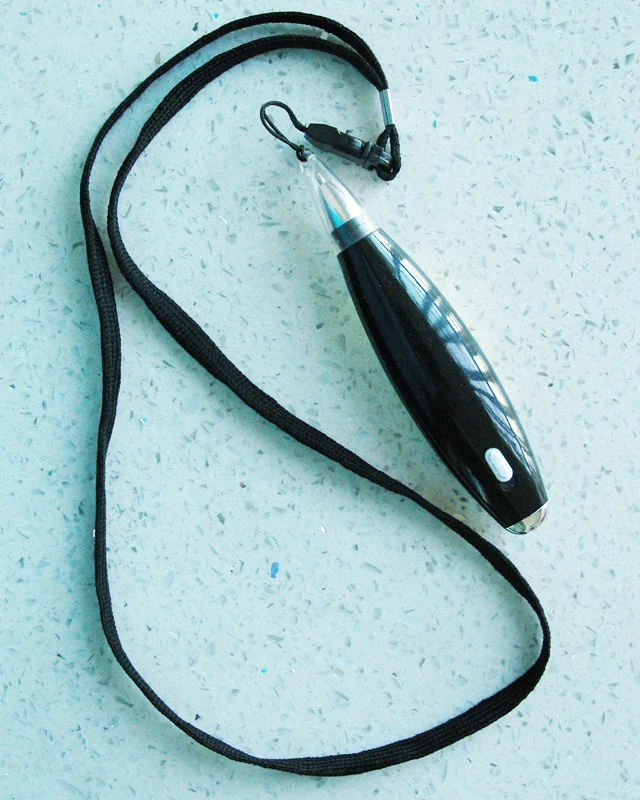 Classic Plastic Rope Box Light Pen with Sticky Note