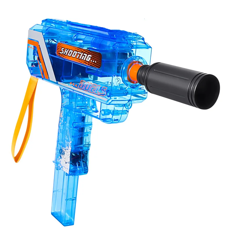 Outdoor Team Game Transparent Uzi Nerf Gun Toy Gel Blaster Splatter ...