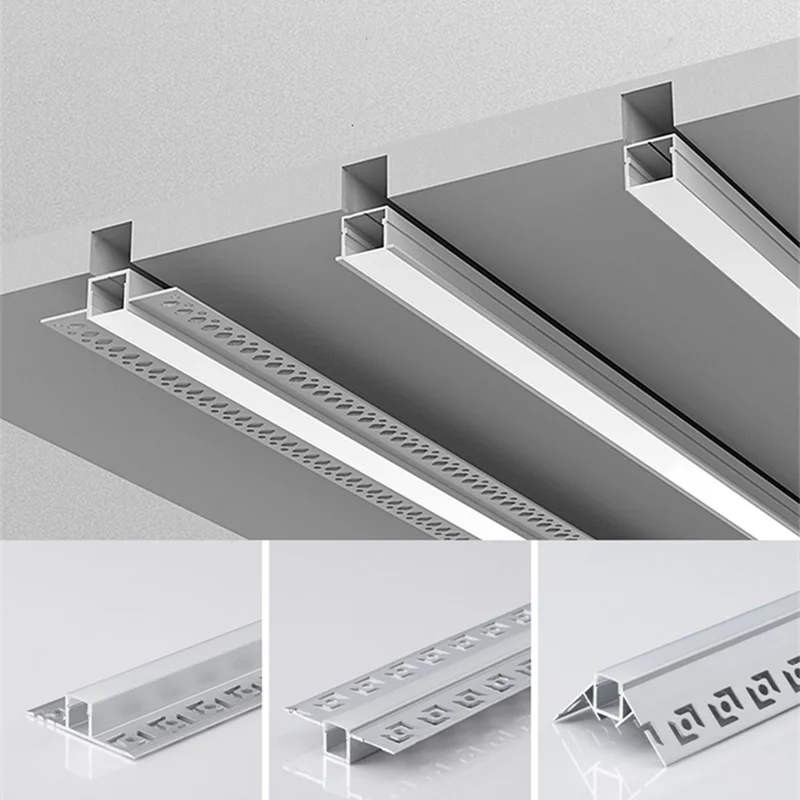Small Size Drywall Led Profile Linear Light for Plaster Wall Recessed